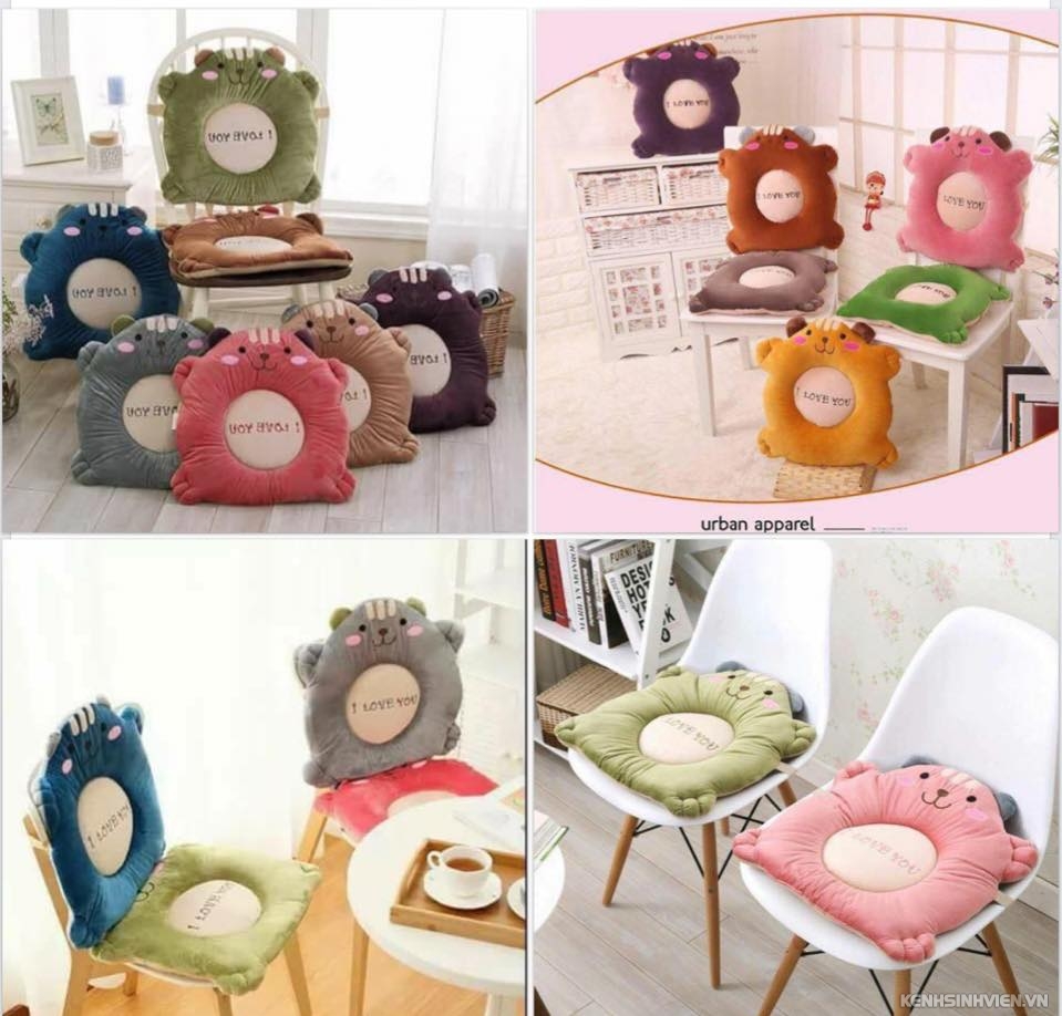 gối ngồi bệt, gối trái cây, gối hoạt hình cho quán cà phê, trà sữa, - 1