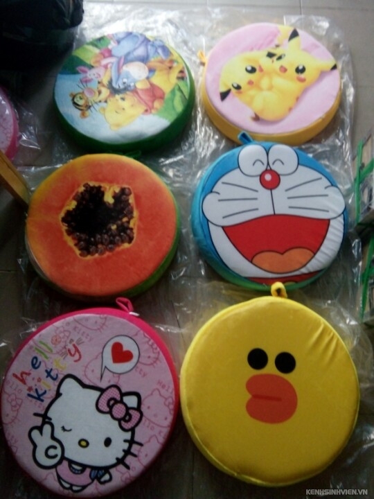 gối ngồi bệt, gối trái cây, gối hoạt hình cho quán cà phê, trà sữa, - 6