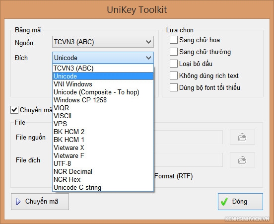 Unikey bảng mã: Bạn từng gặp khó khăn khi phải nhập liệu tiếng Việt với các ký tự đặc biệt, dấu thanh, dấu huyền, dấu nặng, dấu ngã…? Với Unikey bảng mã, chỉ cần một vài thao tác đơn giản, bạn có thể nhập liệu tiếng Việt đầy đủ chữ ký tự đặc biệt mà không cần phải nhớ mã.