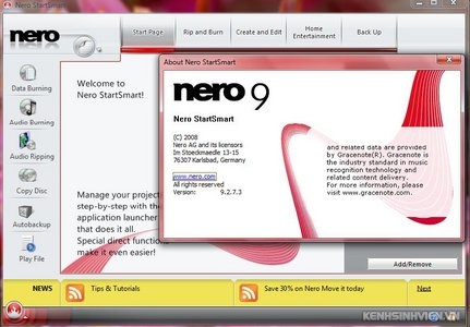 Download Nero 9 Phần Mềm Ghi Đĩa Chuyên Nghiệp